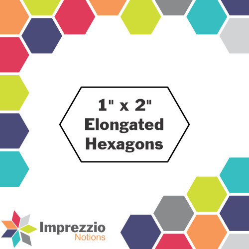 1 X 2 Elongated Hexagons